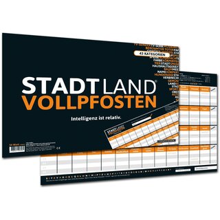 DENKRIESEN - STADT LAND VOLLPFOSTEN� - A3-DOPPELPACK - SLV + SLV Blue Edition
