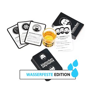 DENKRIESEN - klattschen� - Trinkspiel - WASSERFESTE EDITION