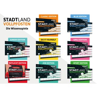 DENKRIESEN - KIDS PACK - STADT LAND VOLLPFOSTEN JUNIOR EDITION & FREUNDE VERSENKEN Schiffe sind doof