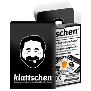 DENKRIESEN - klattschen� Doppelpack - klattschen & klattschen WHITE EDITION - Die wahrscheinlich besten Trinkspiele aller Zeiten