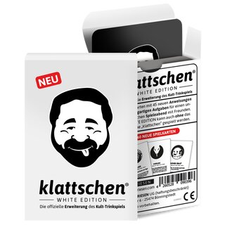 DENKRIESEN - klattschen� Doppelpack - klattschen & klattschen WHITE EDITION - Die wahrscheinlich besten Trinkspiele aller Zeiten